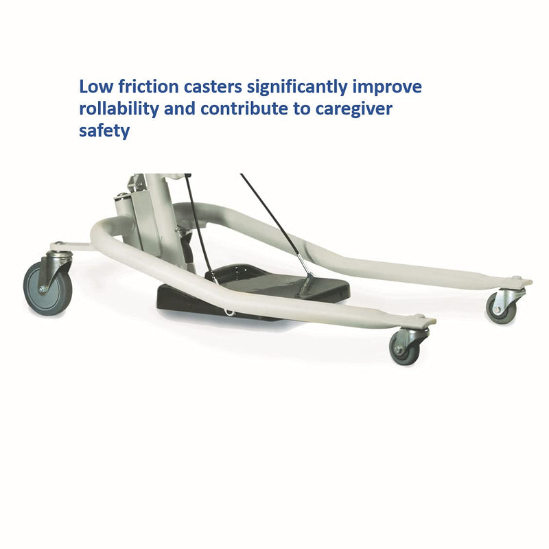 Invacare GHS350 Get-U-Up Hydraulic Sit to Stand Patient Lift, 350 lb. Weight Capacity
