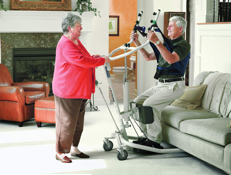 Invacare GHS350 Get-U-Up Hydraulic Sit to Stand Patient Lift, 350 lb. Weight Capacity